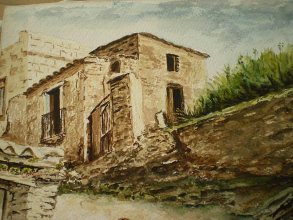 Un cortijo Watercolour Paper Landscaping