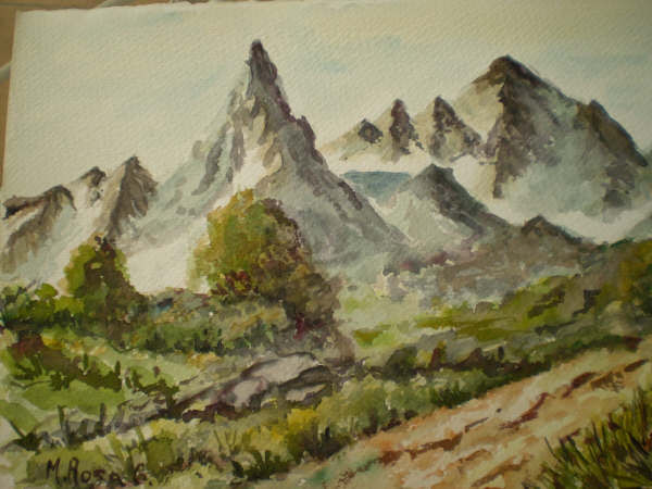 Sierra de María Watercolour Paper Landscaping