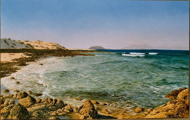 rocas y lobos Oil Canvas Landscaping