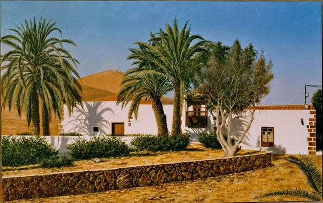 Tetir y palmeras Oil Canvas Landscaping