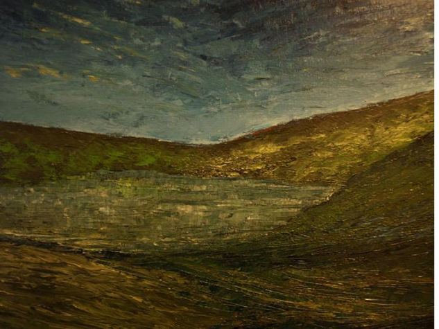 Nostalgia XVI Oil Panel Landscaping