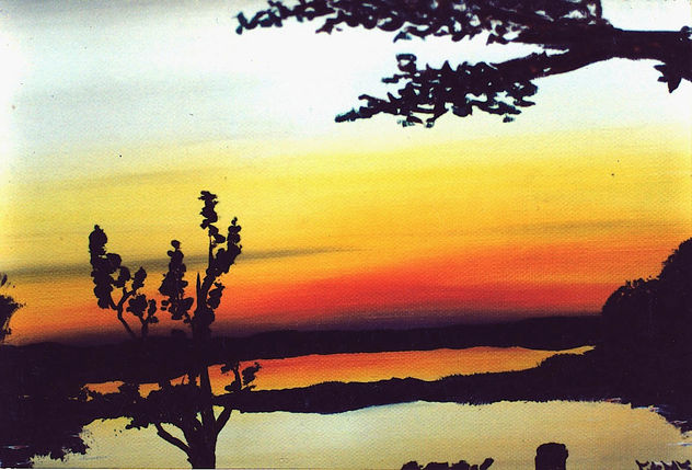 paisaje de tarde
