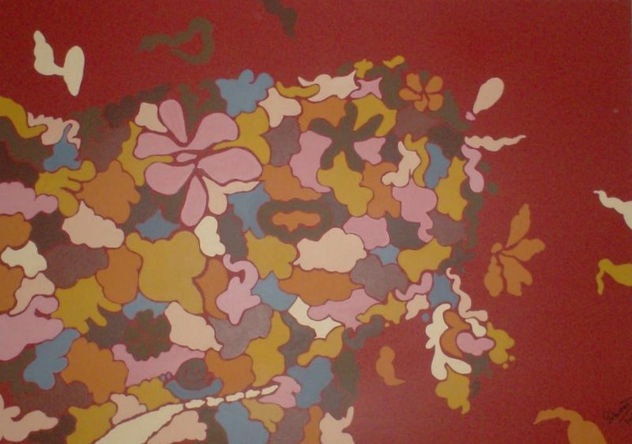 Coral sobre fundo terroso
