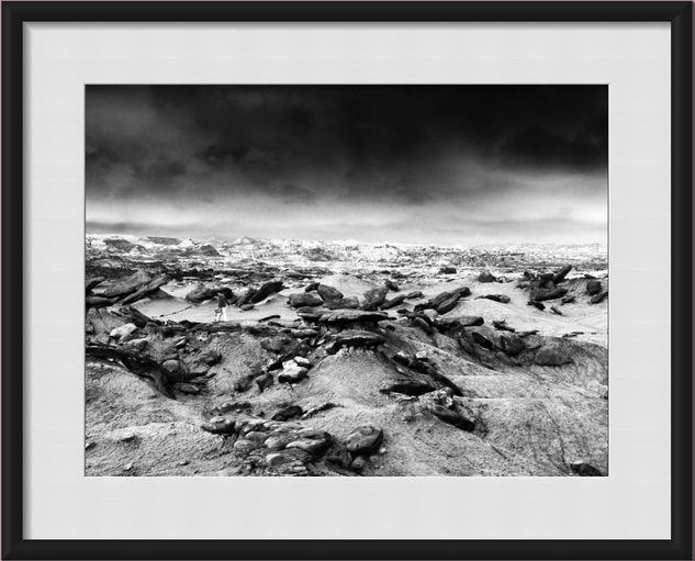 Valle de la Luna Naturaleza Blanco y Negro (Digital)