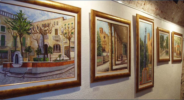 exposicion Óleo Lienzo Paisaje