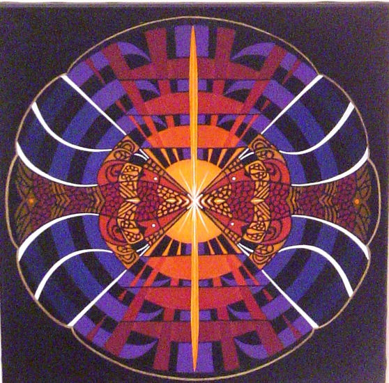 Mandala: Despertando el kundalini - Transmutación Acrylic Canvas Others