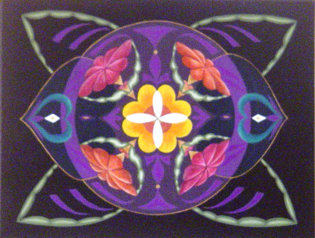 Mandala: Vibración del corazón Acrylic Canvas Others