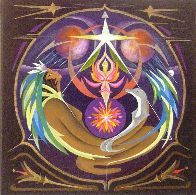 Mandala: Nacimiento Cósmico - Estrella Cósmica
