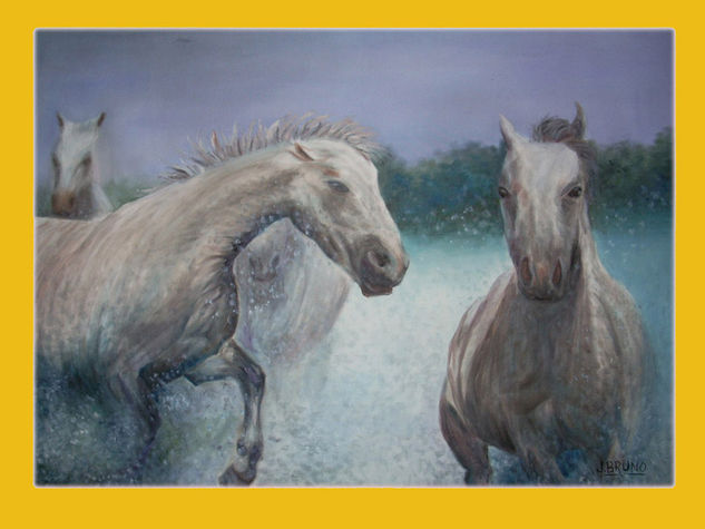 Trote Oil Canvas Animals