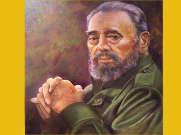 Fidel Oil Canvas Portrait