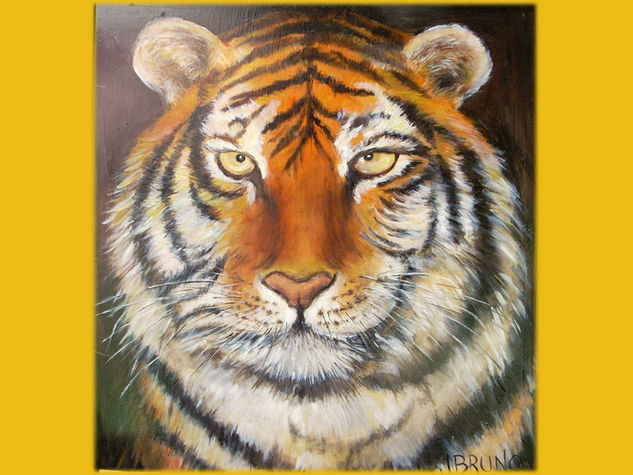 Tigre Oil Canvas Animals