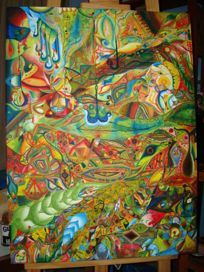 Pesca en una dimension desconocida Oil Canvas Others