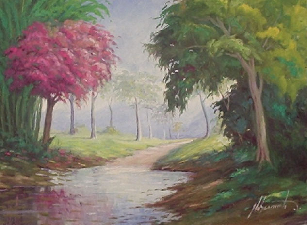 Ipê Rosa Oil Canvas Landscaping