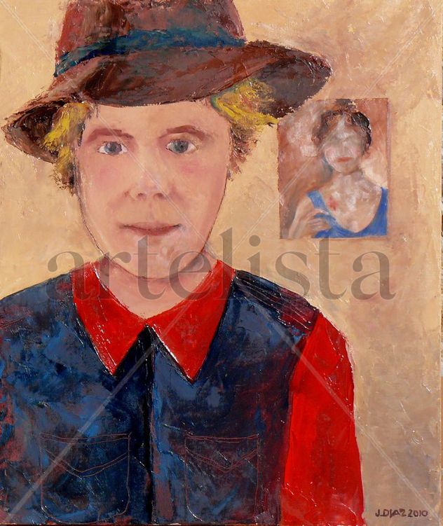 Copain de la femme au coquelicot