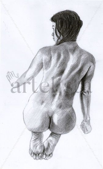 Boceto de Espalda Femenina Graphite