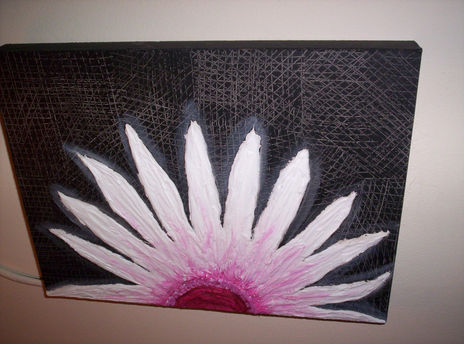Flor sobre hierro