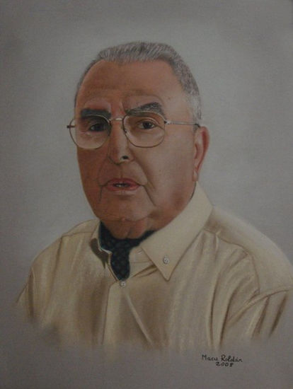 Antonio Pastel Paper Portrait