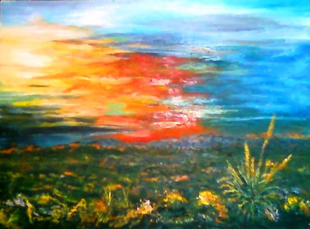 Amanecer IV Oil Canvas Landscaping