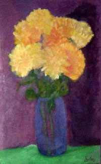 Jarron de flores Oil Panel Still Life Paintings