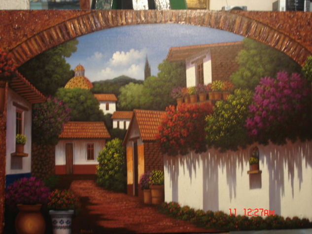 MICHOACAN Oil Canvas Landscaping