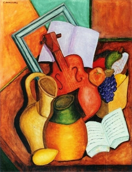 Alegría Oil Paper Still Life Paintings