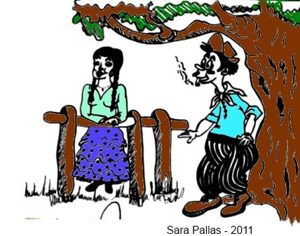 Pareja de Gauchos...