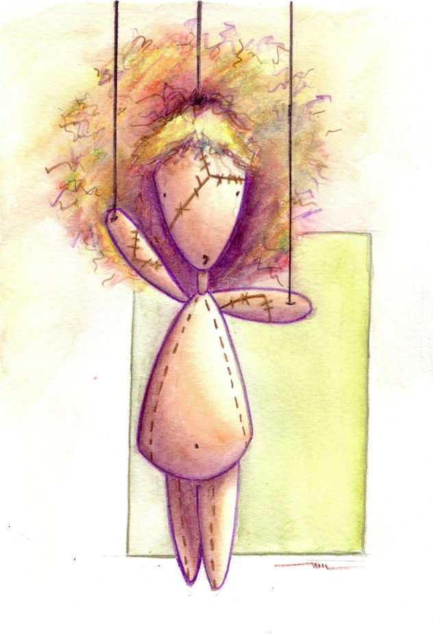 marioneta colgada
