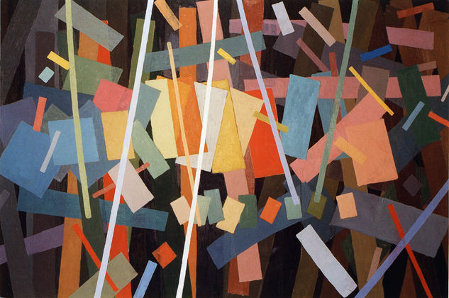 Abstracción Óleo Lienzo Otros