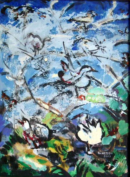 Pajaros en arbol
