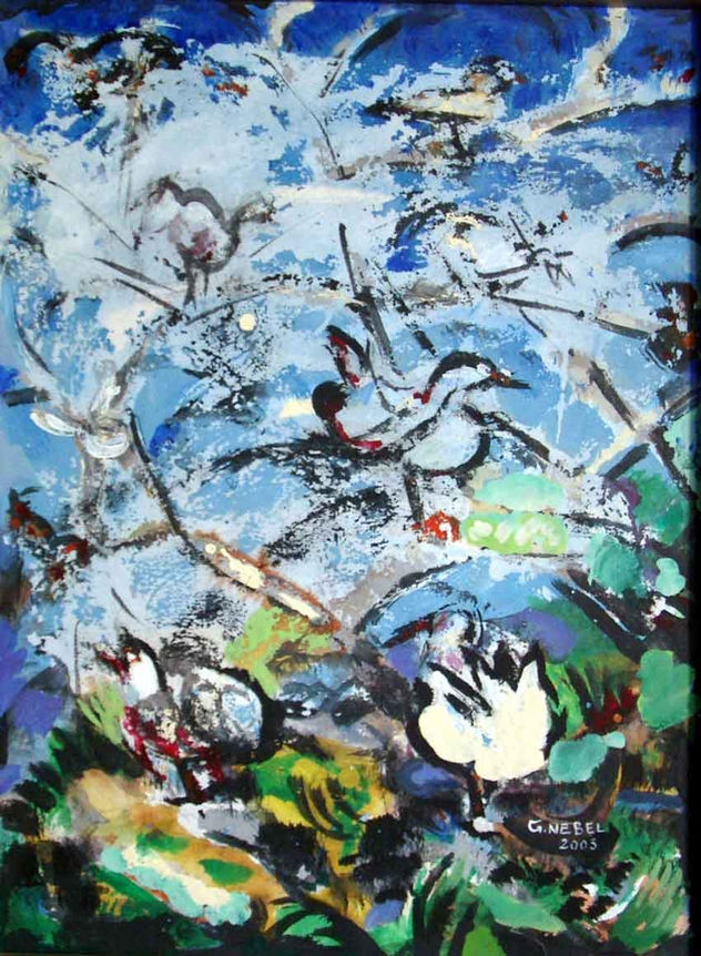 Pajaros en arbol