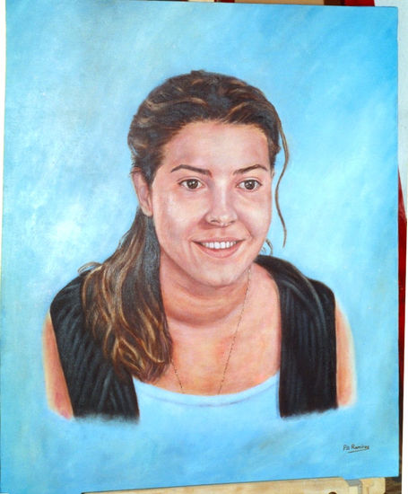 Muchacha Oil Canvas Portrait