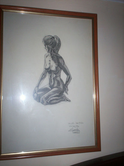 Desnudo II Pencil (Black) Paper Landscaping