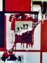 Rojo, blanco, negro y gris