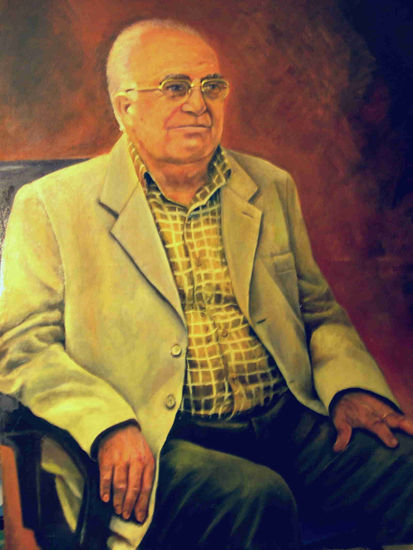 Retrato de Ambrosio Oil Canvas Portrait