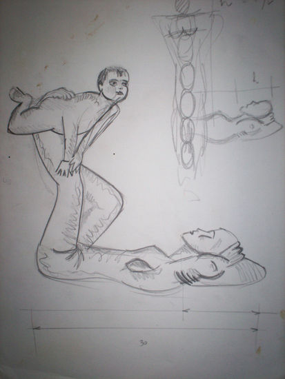 Dibujo para escultura 