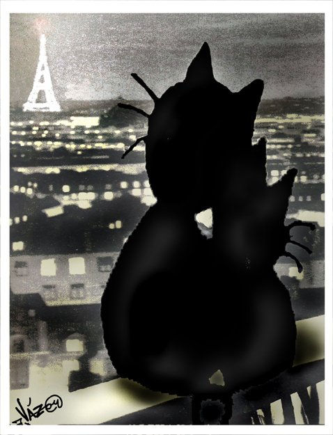 gatos en paris
