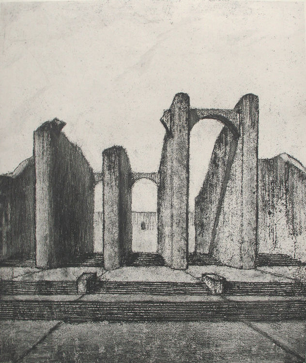 Las ruinas de la Pinacoteca