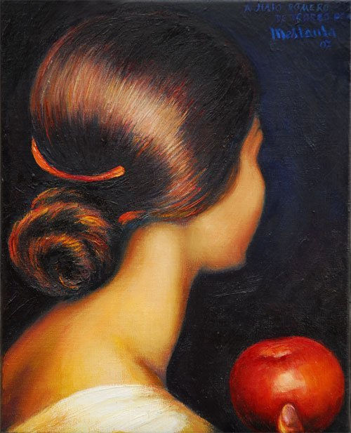 Viva el pelo (Réplica de Julio Romero de Torres)
