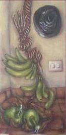 MI ABUELO CON EL CORAZON HERIDO Acrylic Panel Still Life Paintings