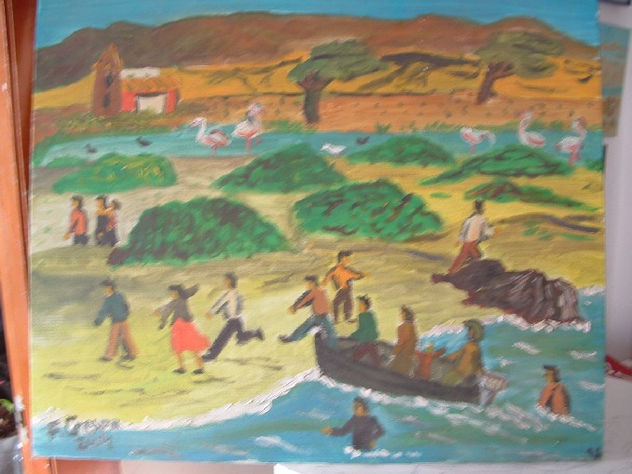 Patera en las costas de Almerimar
