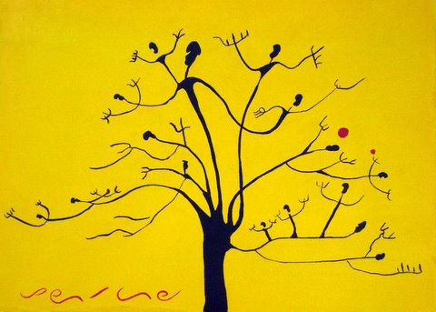 Naturaleza en Amarillo Acrylic Canvas Others