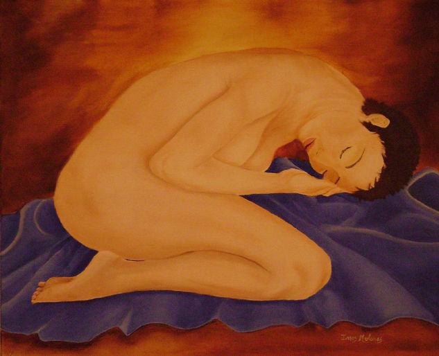 LadyBlue Óleo Lienzo Desnudos