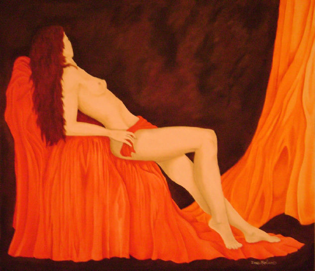 LadyRed Oil Canvas Nude Paintings