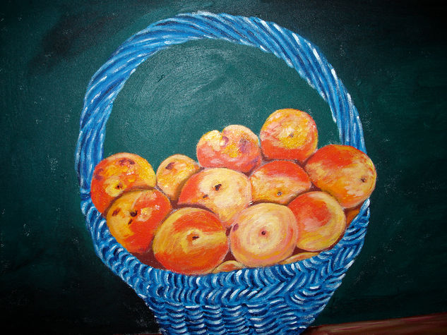 Albaricoques Oil Canvas Still Life Paintings