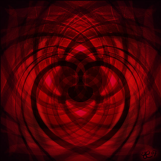 Zoom botánico II (El corazón de la rosa)