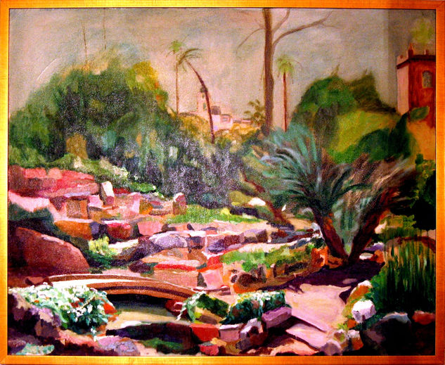 botanic IV Oil Canvas Landscaping