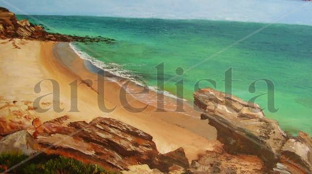 COSTA AZUL Oil Canvas Marine Painting