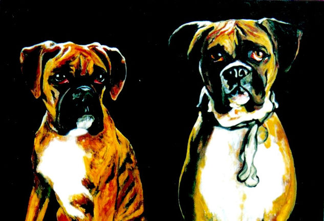 Perros Acrylic Panel Animals