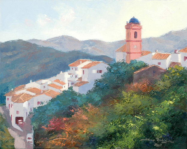 Algatocín Oil Canvas Landscaping