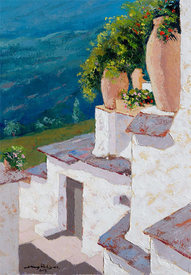 Bubión Oil Canvas Landscaping